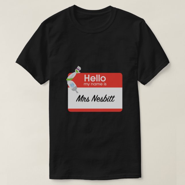 Ich bin Frau Nesbitt! Klassisch T-Shirt (Design vorne)