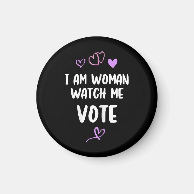 Ich bin Frau und schaue mir bei der Abstimmung zu Magnet (Vorne)