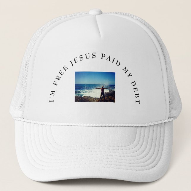 Ich bin Free Trucker Hat Truckerkappe (Vorderseite)
