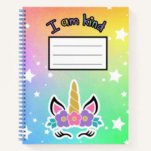 "Ich bin freundlich" Notebook Notizbuch