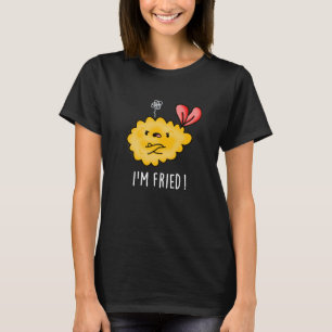 Ich bin Fried Funny Tempura Sushi Pun Dark BG T-Shirt