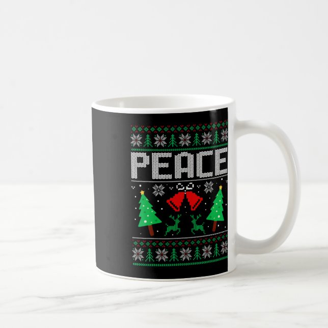 Ich bin Friede - ich komme in Frieden und bin mit  Kaffeetasse (Rechts)