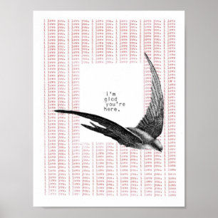 Ich bin froh, dass du hier bist poster