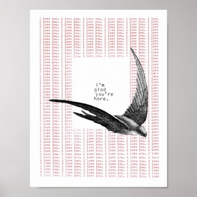 Ich bin froh, dass du hier bist poster (Vorne)