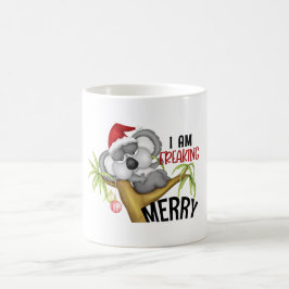 Ich bin froh - Weihnachten Koala Kaffeetasse