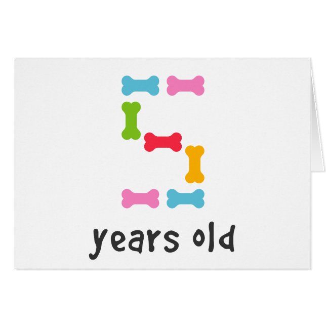 Ich bin fünf Jahre alt (Vorderseite (Horizontal))