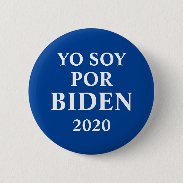 Ich bin für Biden Button (Vorderseite)