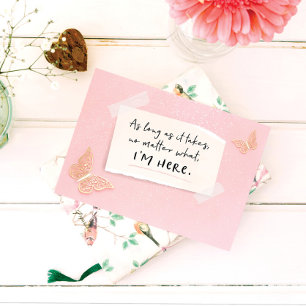 Ich bin für dich da, egal welche Karte