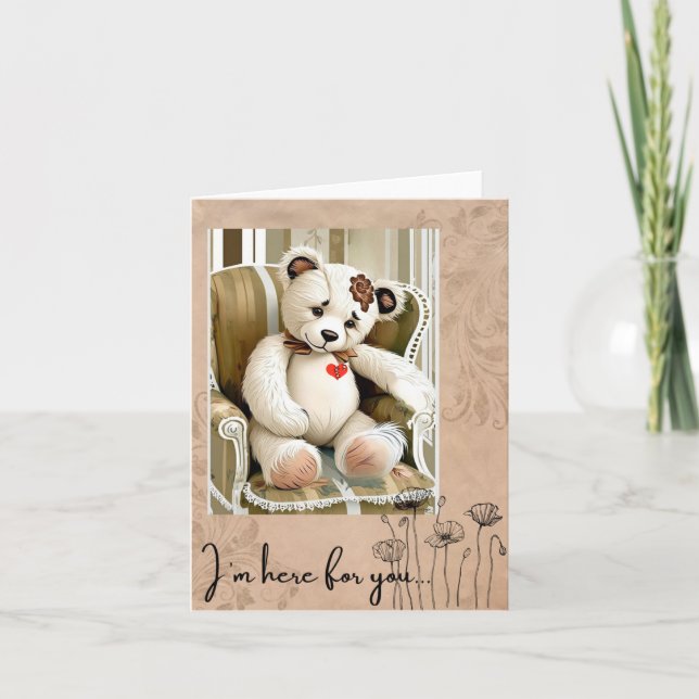 Ich bin für dich da... karte (Vorderseite)