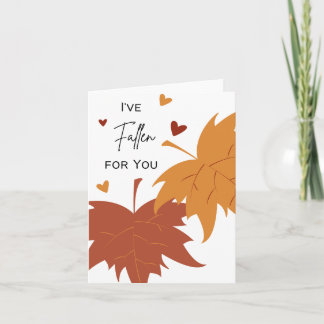 Ich bin für dich gefallen - Der Valentinstag Karte