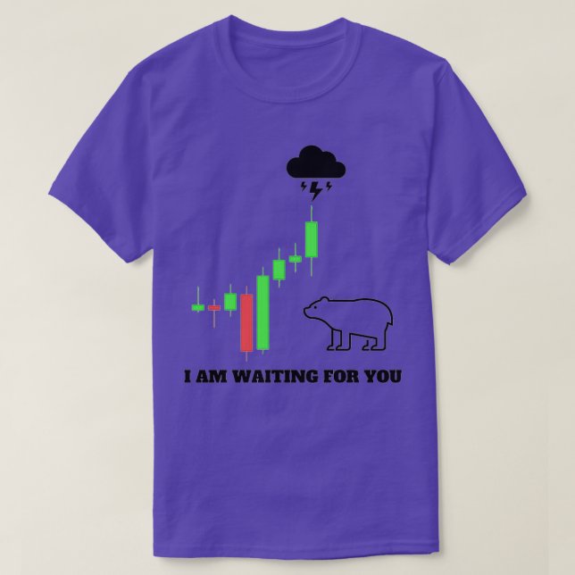 Ich bin für dich gewartet T-Shirt (Design vorne)