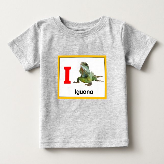 Ich bin für Iguana Baby T-shirt (Vorderseite)
