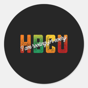 Ich bin für jeden Hbcu Black History Month Stu Runder Aufkleber