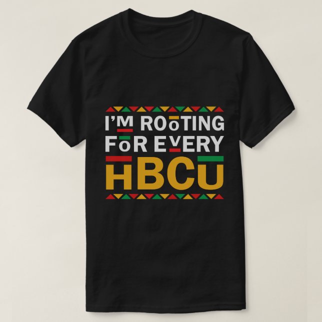 Ich bin für jedes HBCU-Shirt, Afrikaner T-Shirt (Design vorne)