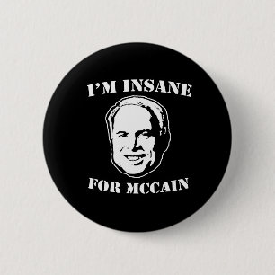 ICH BIN FÜR MCCAIN UNSICHER BUTTON