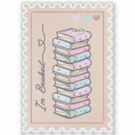 Ich bin für schöne Briefmarke reserviert Aufkleber
