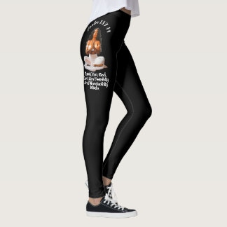Ich bin furchtbar und wunderbar schwarz gemacht leggings