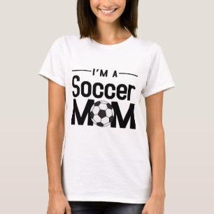 Ich bin Fußball Mama Soccer Mama T-Shirt