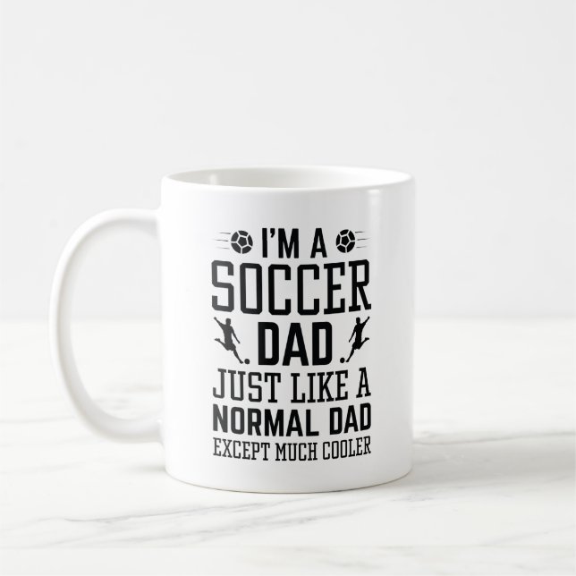 Ich bin Fußball-Vater Kaffeetasse (Links)