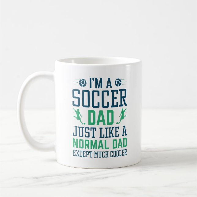 Ich bin Fußball-Vater Kaffeetasse (Links)
