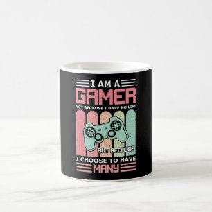 Ich bin Gamer Videospiel Kaffeetasse
