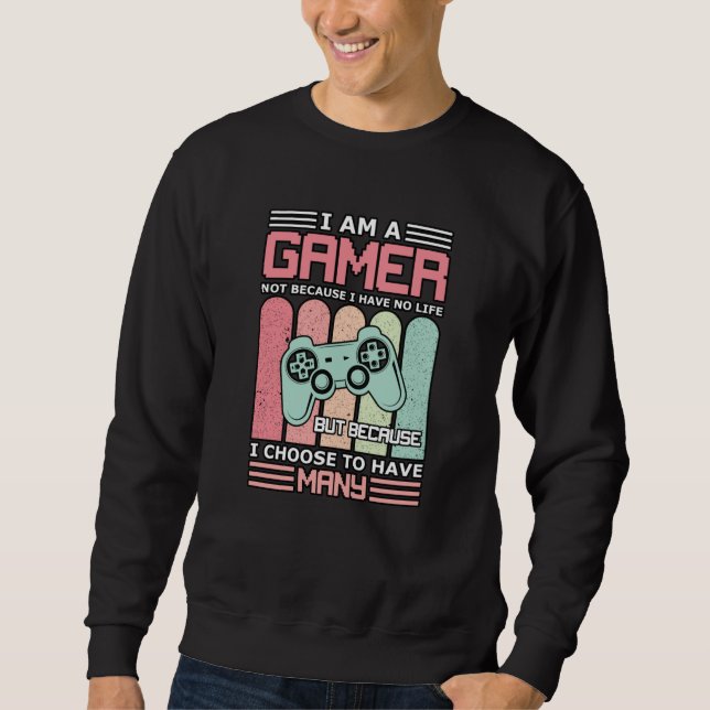 Ich bin Gamer | Videospiel Sweatshirt (Vorderseite)