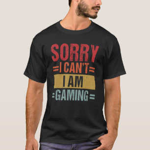 Ich bin Gaming Video Games Funny Gamer Geschenke f T-Shirt