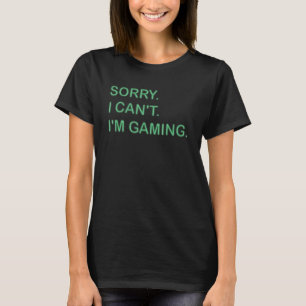 Ich bin Gaming Video Games Gamer-Geschenk für Jung T-Shirt