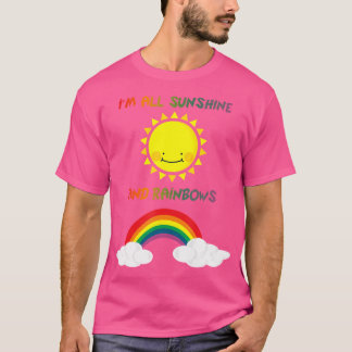 Ich bin ganz Sonnenschein und Regenbogen Kinder Er T-Shirt