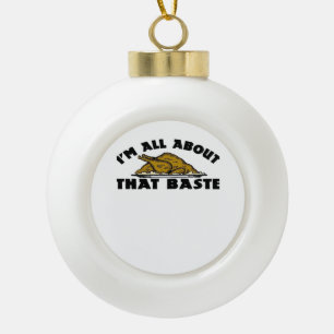 Ich bin ganz über diesen Baste! Klassisch Keramik Kugel-Ornament