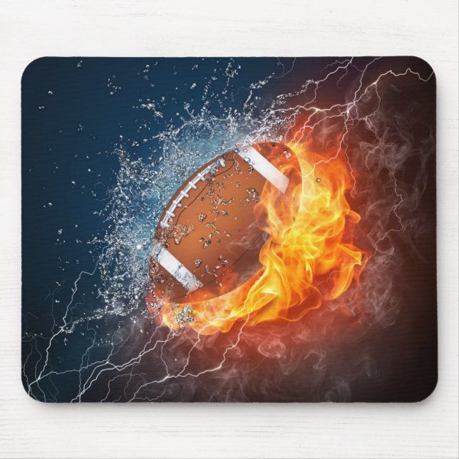 Ich bin GANZ ÜBER FUSSBALL Mousepad (Vorne)