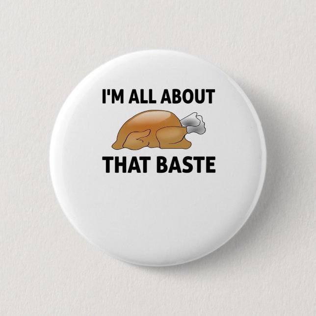 Ich bin ganz von dieser Baste Button (Vorderseite)