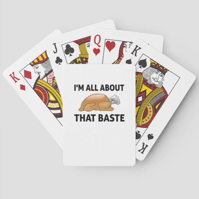 Ich bin ganz von dieser Baste Spielkarten (Rückseite)