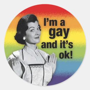 Ich bin GAY - Aufkleber