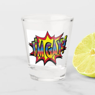 Ich bin Gay Burst Schnapsglas