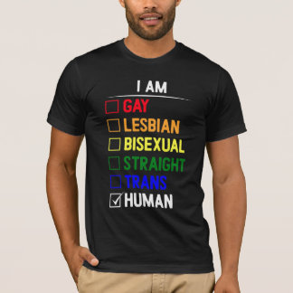 Ich bin Gay Pride Human Design T-Shirt