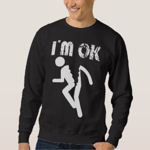 Ich bin gebrochen Unsichtbare Krankheit Gesundheit Sweatshirt