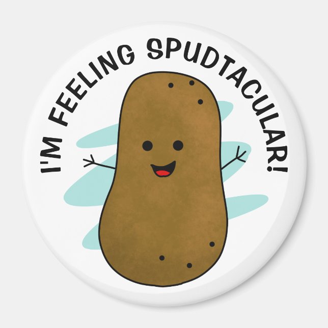 Ich bin Gefühl Spudtacular Potato Magnet (Vorne)