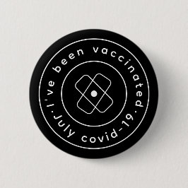 Ich bin geimpft | Covid-19 Pflaster-Aussage Button