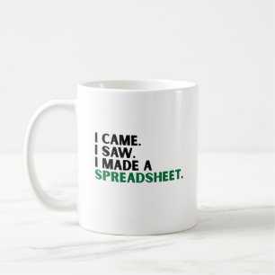 Ich bin gekommen. Ich habe gesehen. Ich habe eine Kaffeetasse