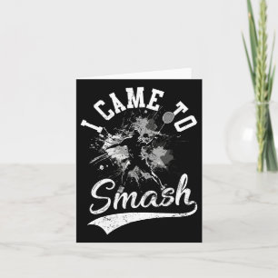 Ich bin gekommen, um Team Player Badminton Shuttle Karte