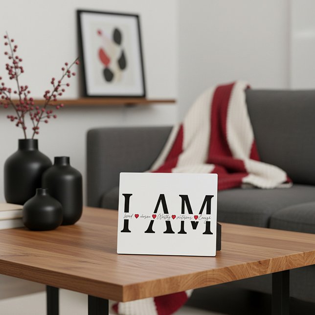 Ich bin geliebt, gewählt, würdig, viktorianisch, g fotoplatte (Von Creator hochgeladen)