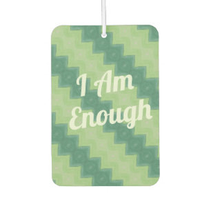 Ich bin genug frischen Mint Air Freshener Affirmat Autolufterfrischer