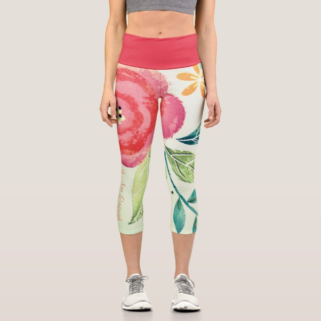"Ich bin genug" Leggings (Vorderseite)