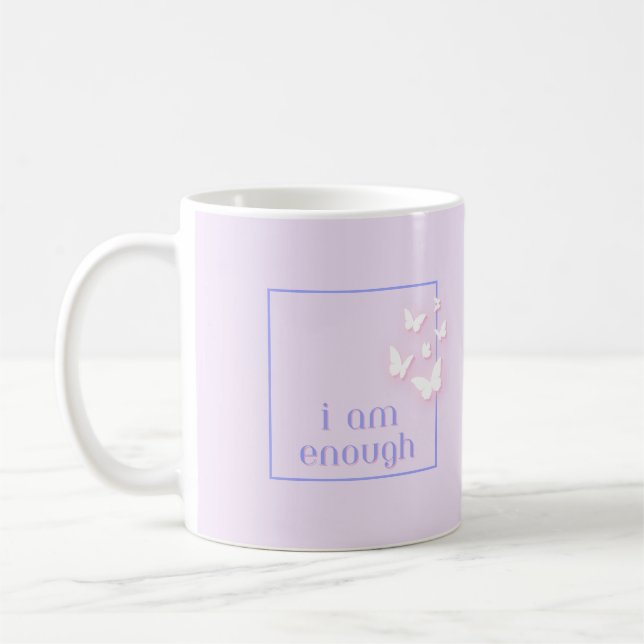 Ich bin genug, Selbstkostenangebot Kaffeetasse (Links)