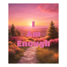 Ich bin genug Sunrise Poster