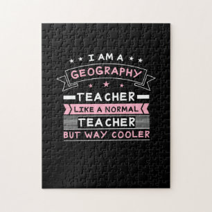 Ich bin Geografie-Lehrerin Puzzle