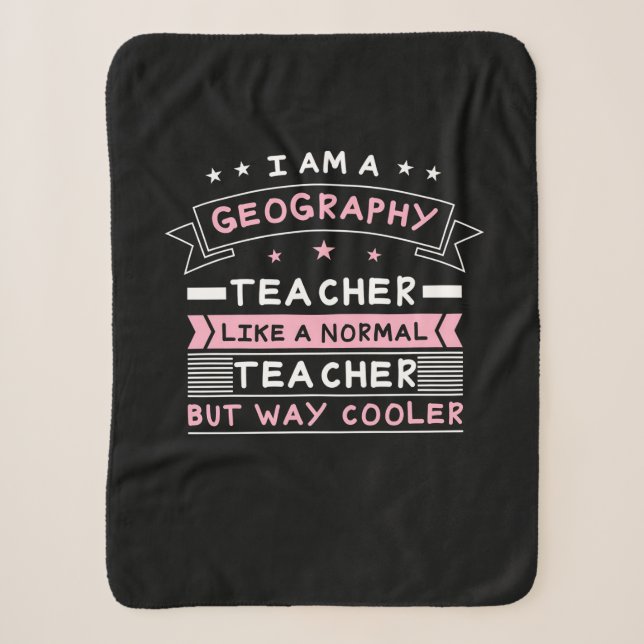 Ich bin Geografie-Lehrerin Sherpadecke (Vorderseite)