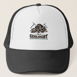 Ich bin Geologe, weil Ingenieure Helden brauchen Truckerkappe