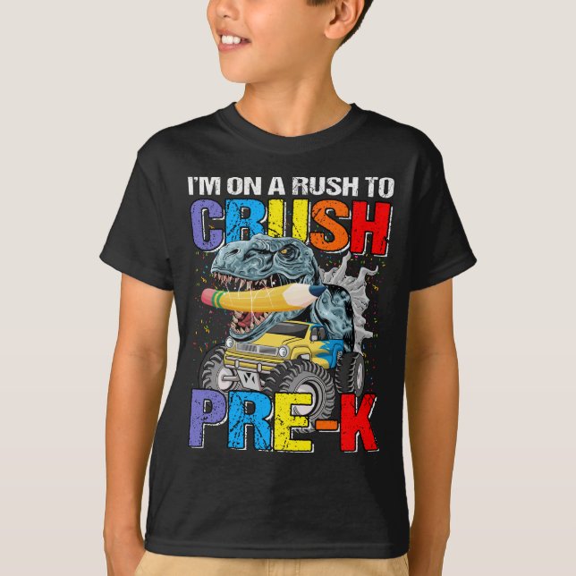 Ich bin gerade dabei, den Pre-K Monster Truck zu z T-Shirt (Vorderseite)